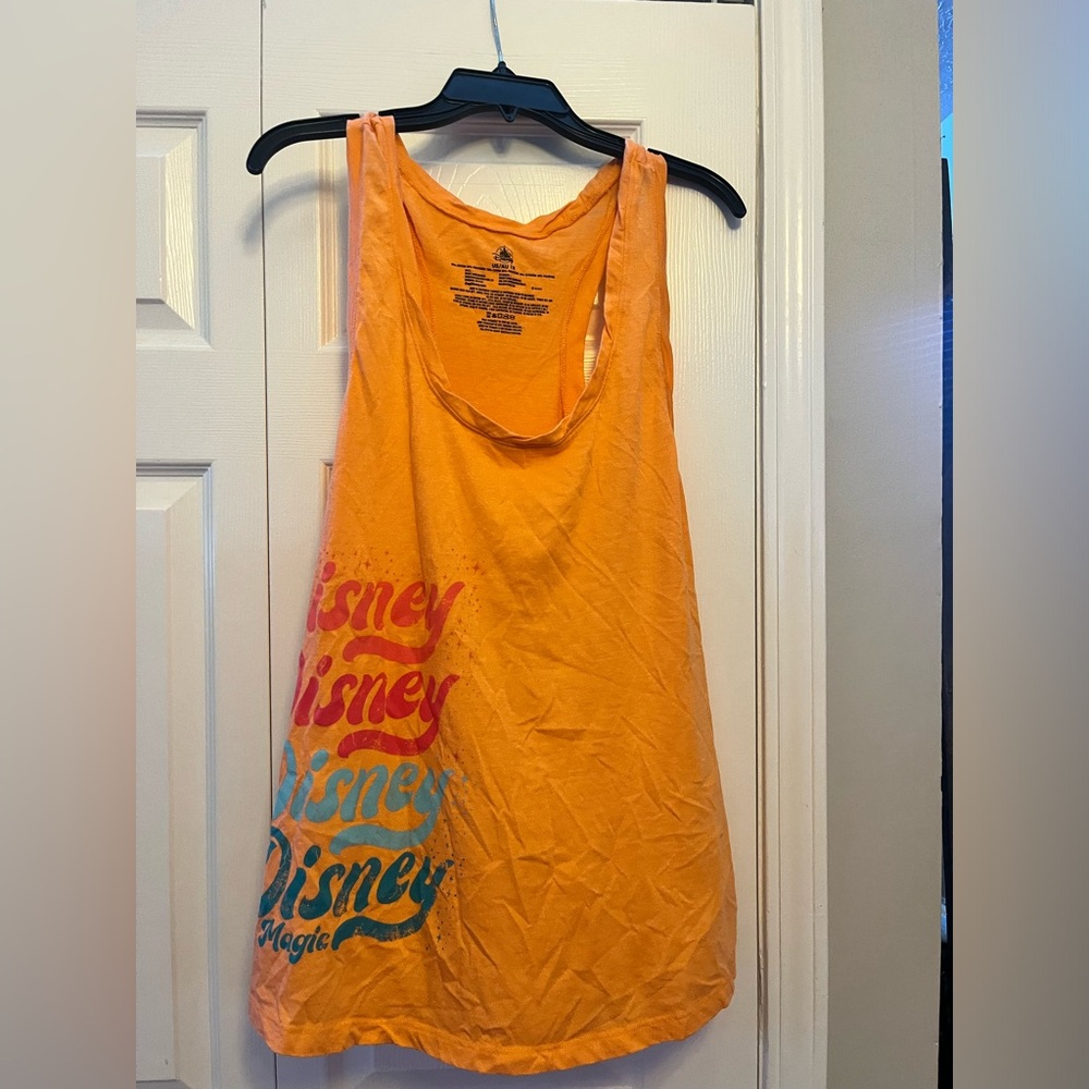 Disney Parks Women's Disney Magic Orange Tank Top Size 1X
